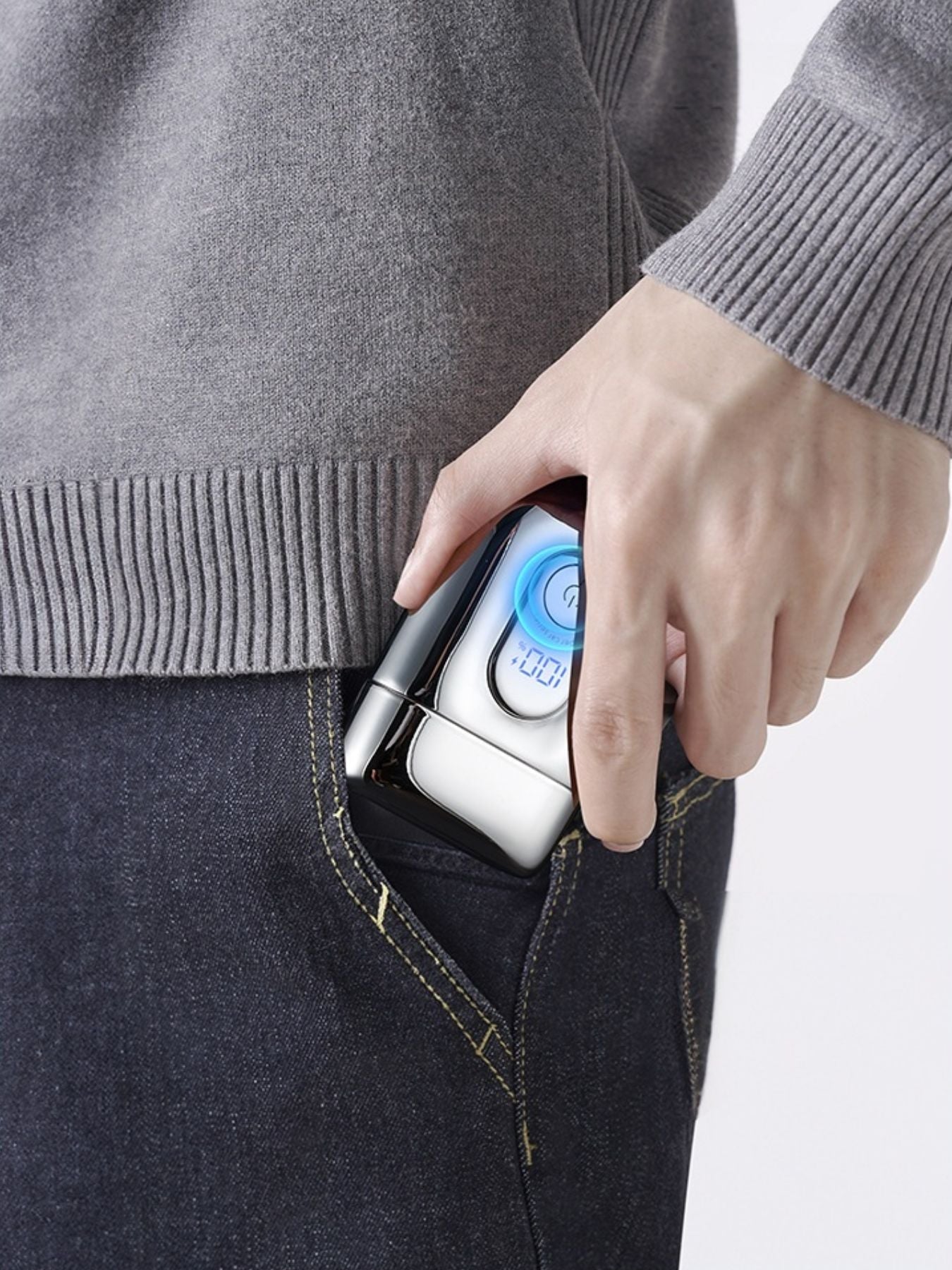 Portable Mini Shaver with LED Display - Loving It Shop