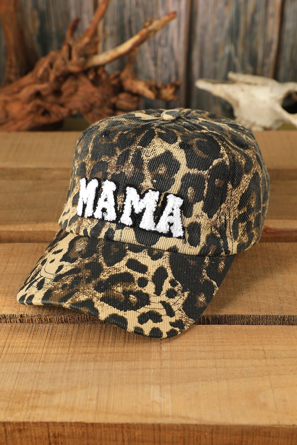 Leopard MAMA Embroidered Leopard Baseball Cap - Loving It Shop
