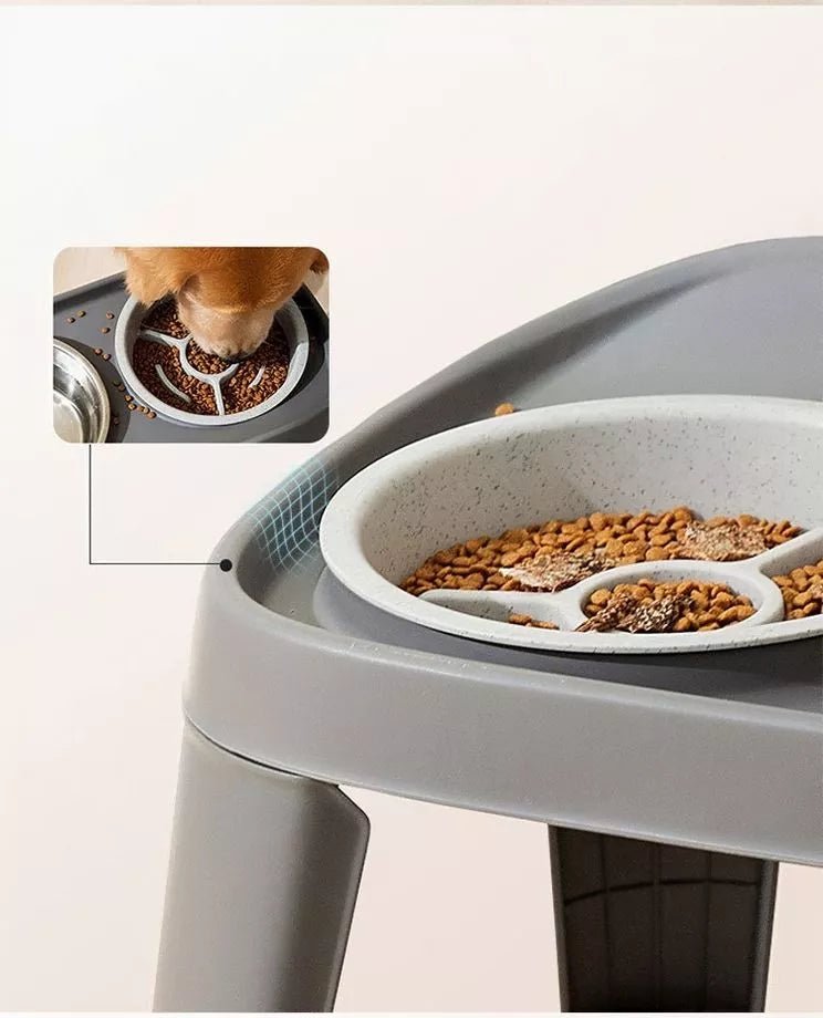 Double Pet Bowls with Stand - Loving It Shop