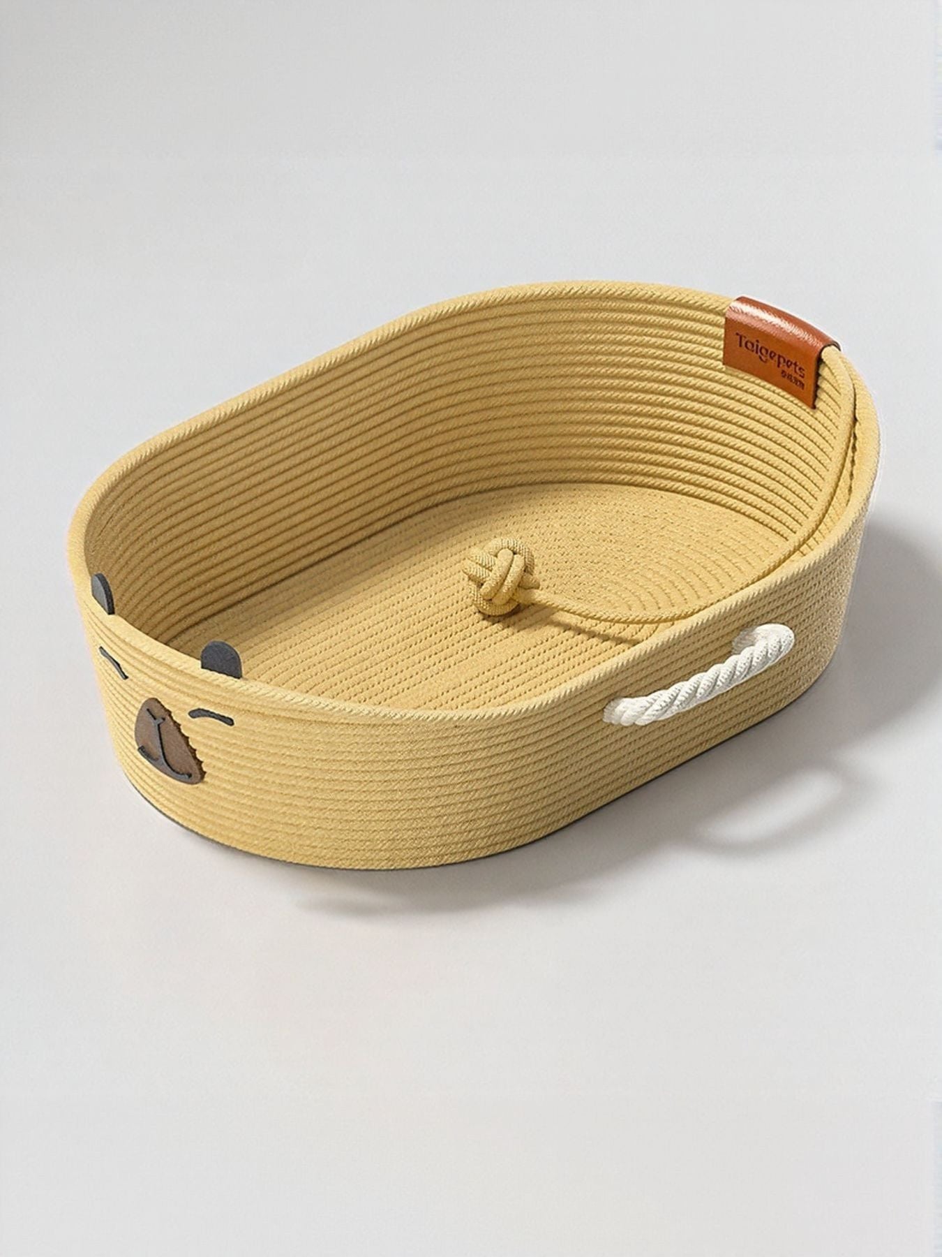 Woven Rope Oval Pet Bed - Loving It Shop