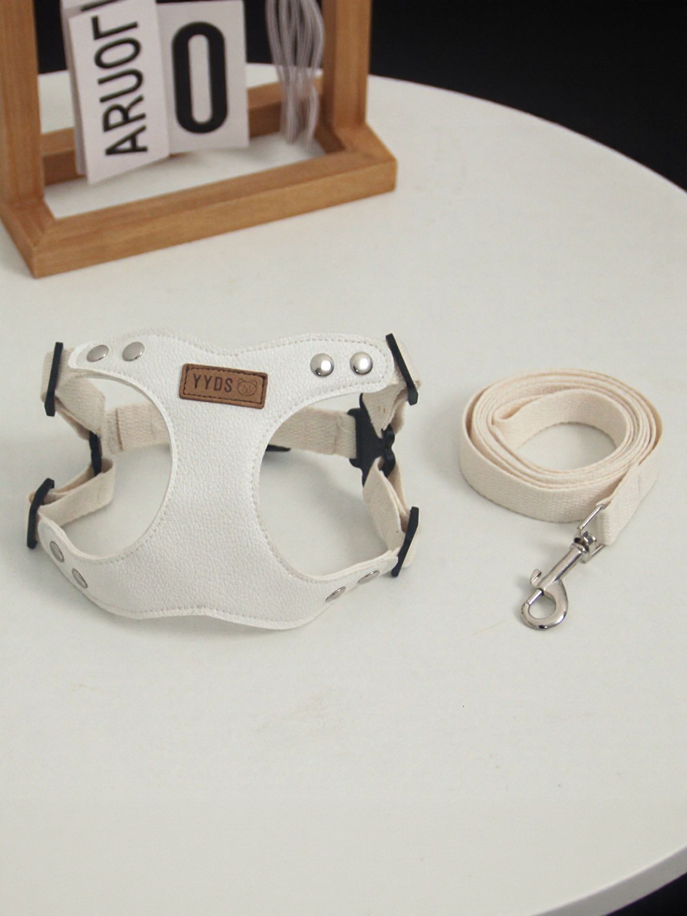Rivet - Decorated Dog Harness Leash Set - Loving It Shop