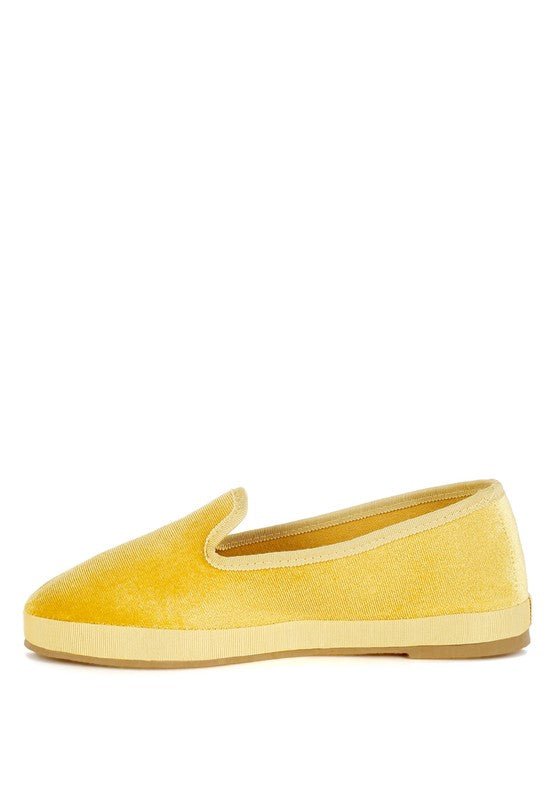 Saba Velvet Round Toe Slip - On Loafers - Loving It Shop