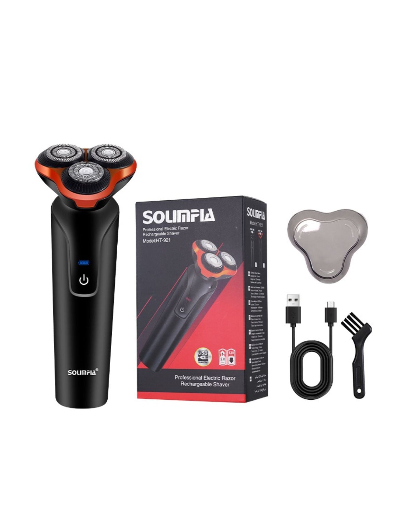 3 - Head Rotary Electric Shaver - Loving It Shop