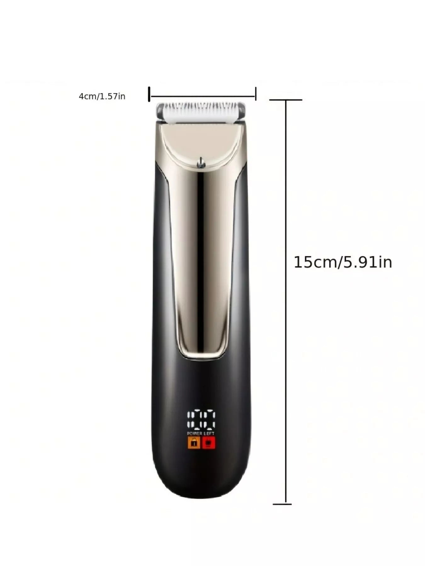 Men's Waterproof Electric Trimmer with LCD & Dock Charging - Loving It Shop
