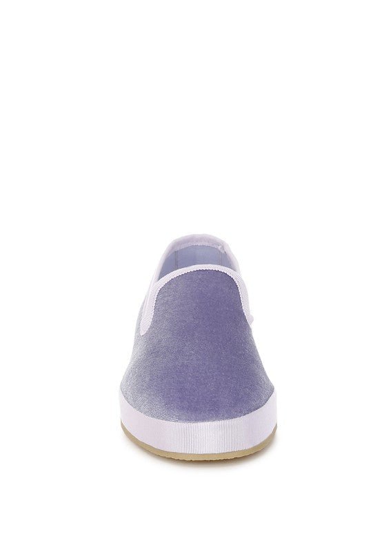 Saba Velvet Round Toe Slip - On Loafers - Loving It Shop