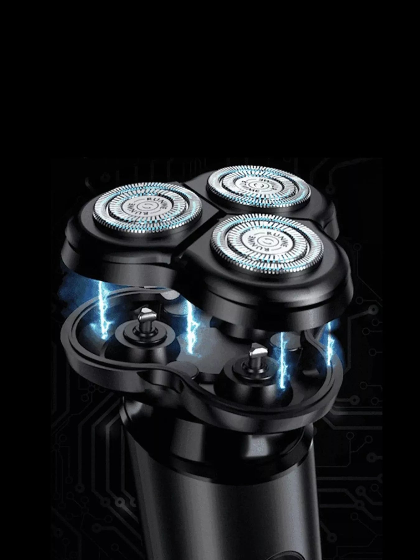 3 - Head Rotary Electric Shaver - Loving It Shop