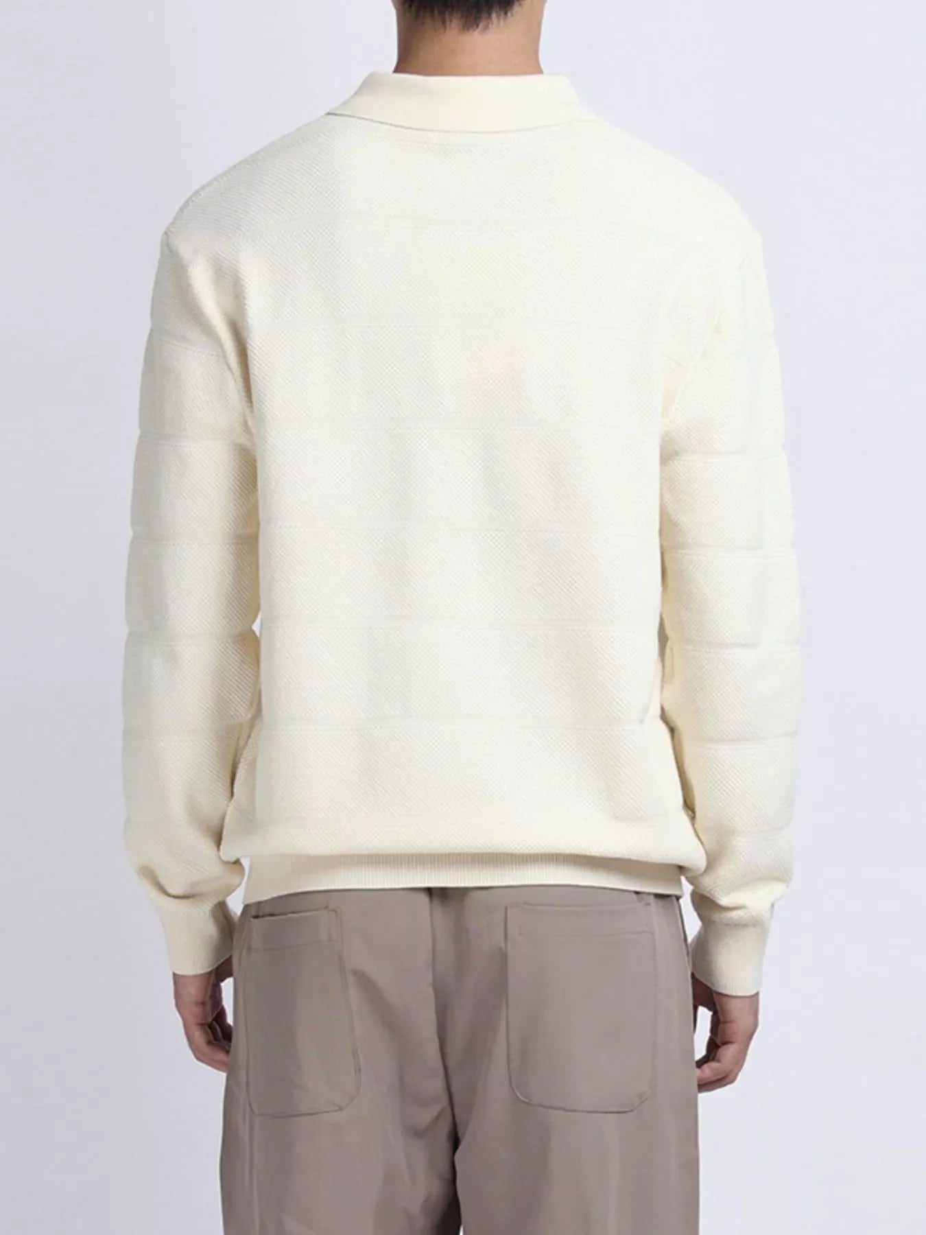 Men's Plus Size Button Detail Long Sleeve Knit Top - Loving It Shop