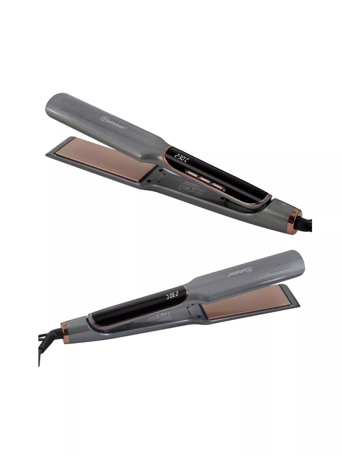 Curling and Straightening Hair Iron with Temperature Control - Loving It Shop
