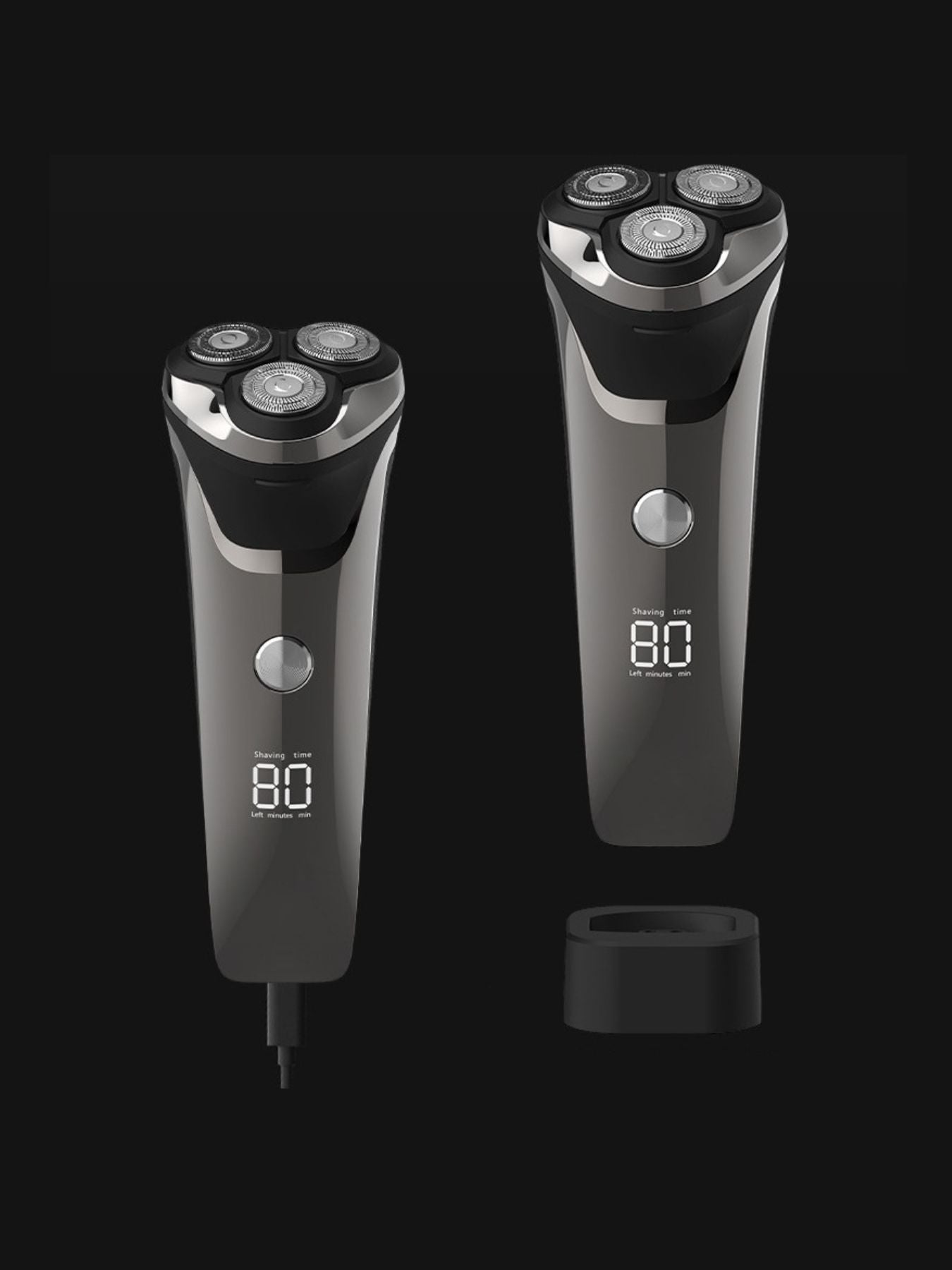 Electric Rotary Shaver with LED Display - Loving It Shop