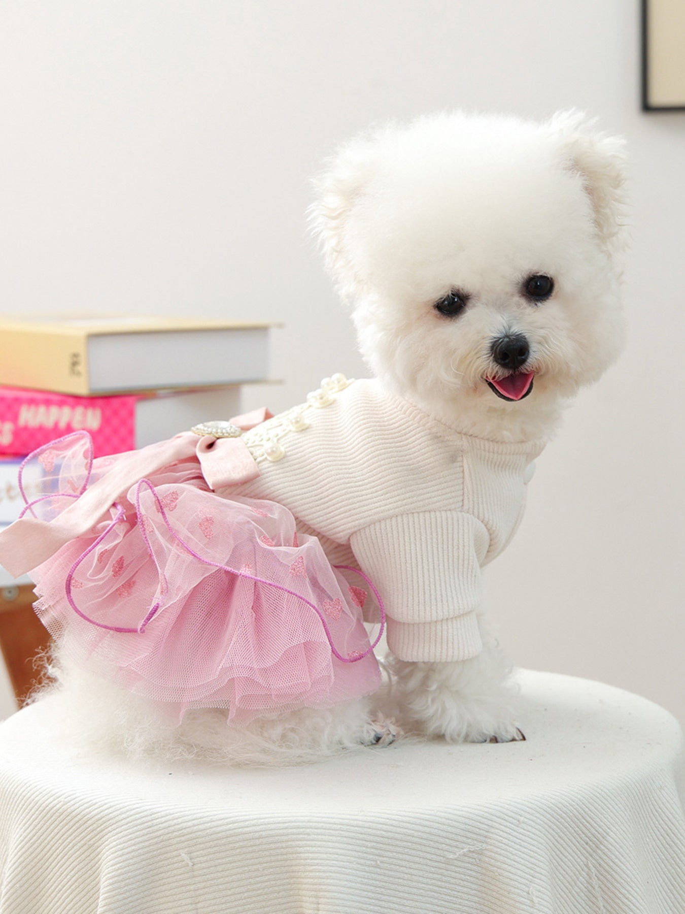 Pearl - Embellished Pet Dress - Loving It Shop