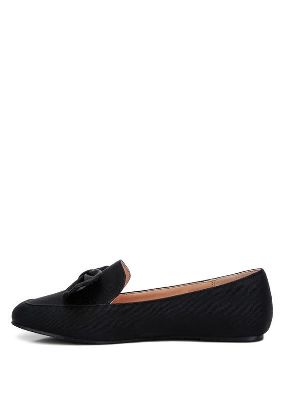 Waveney Bow Embellished Loafers - Loving It Shop