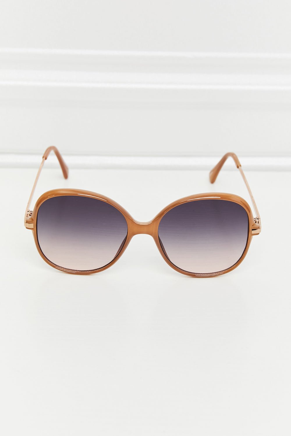 Metal - Plastic Hybrid Full Rim Sunglasses - Loving It Shop