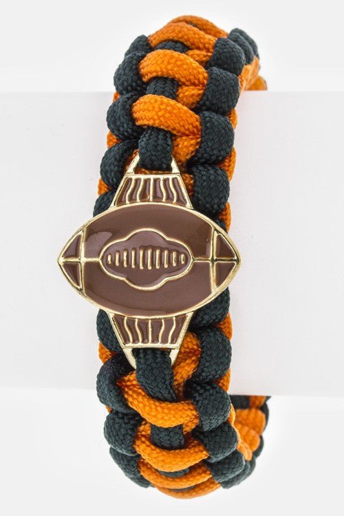 Football Team Color Paracord Bracelet - Loving It Shop