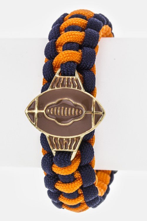 Football Team Color Paracord Bracelet - Loving It Shop