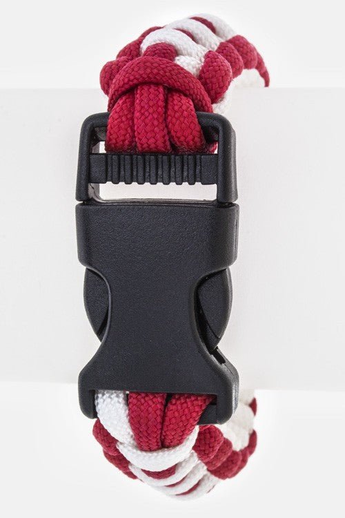 Football Team Color Paracord Bracelet - Loving It Shop