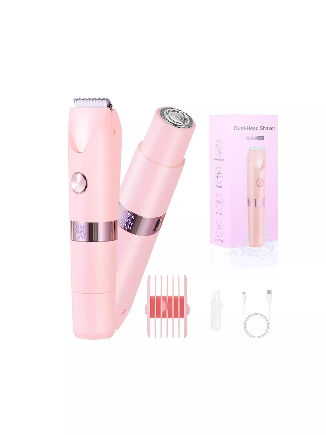 2 - in - 1 Painless Electric Hair Removal - Loving It Shop