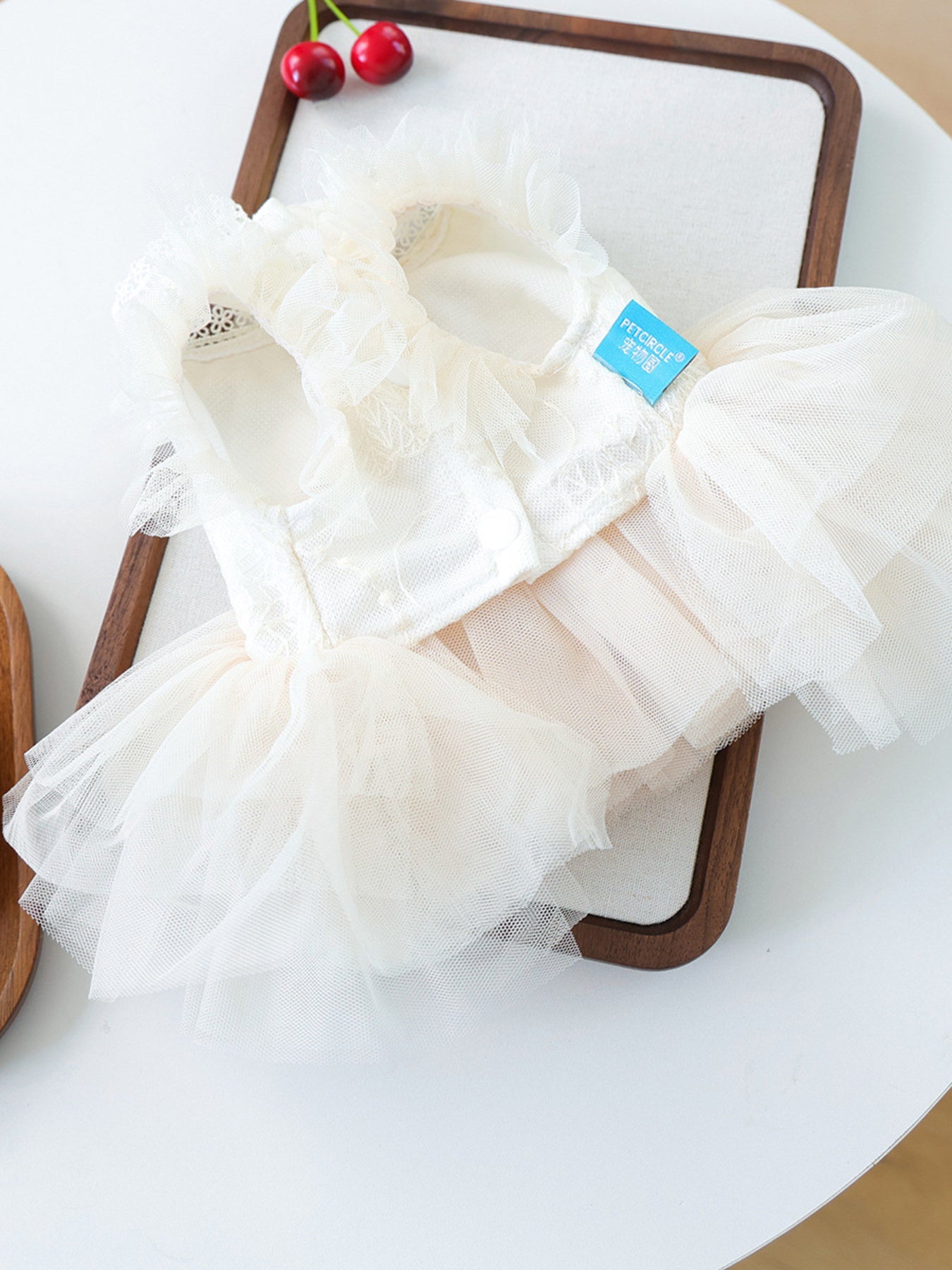 Bow Tulle Ruffle Pet Dress - Loving It Shop