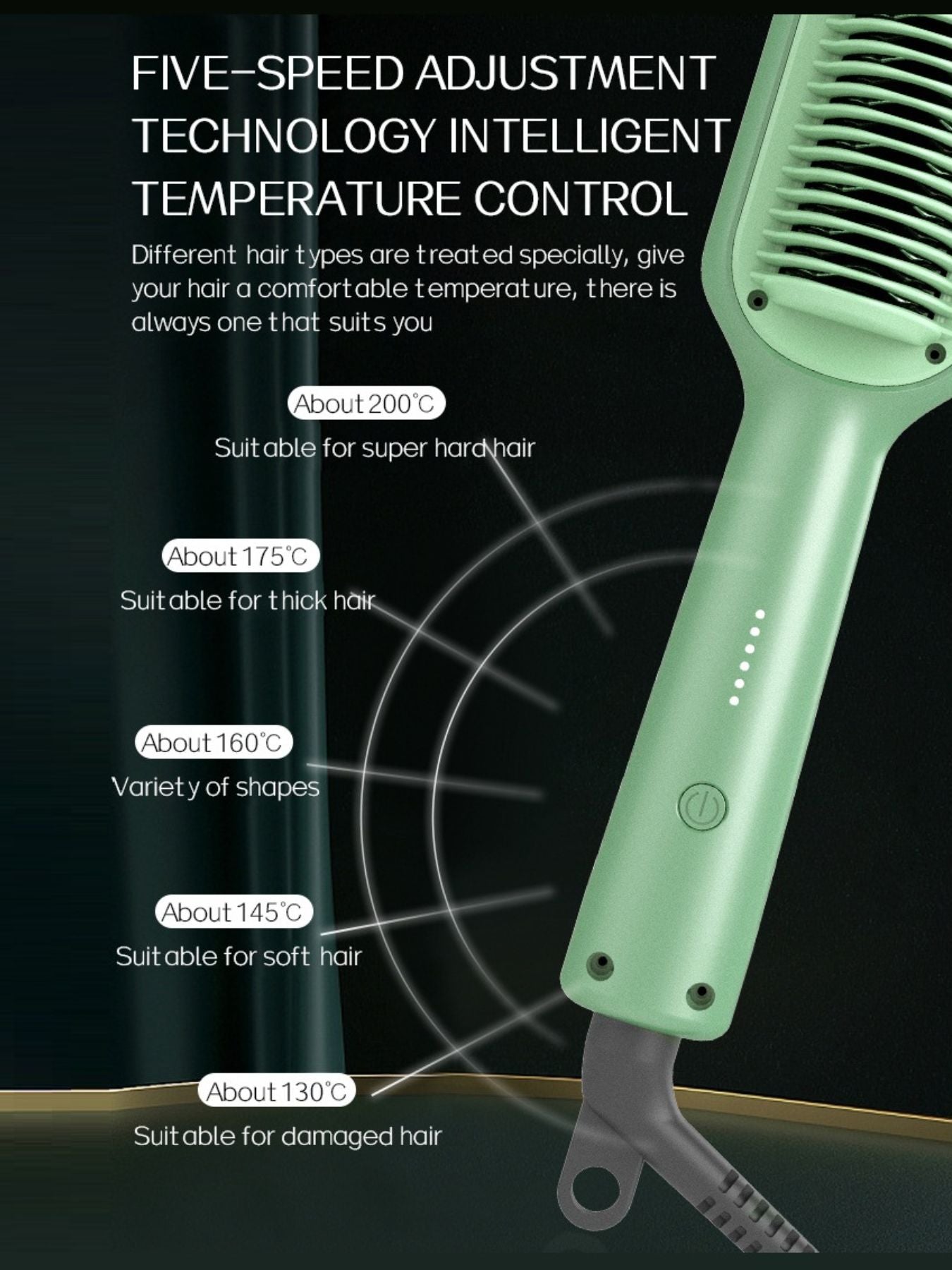 Fast Heating Straightening Comb - Loving It Shop