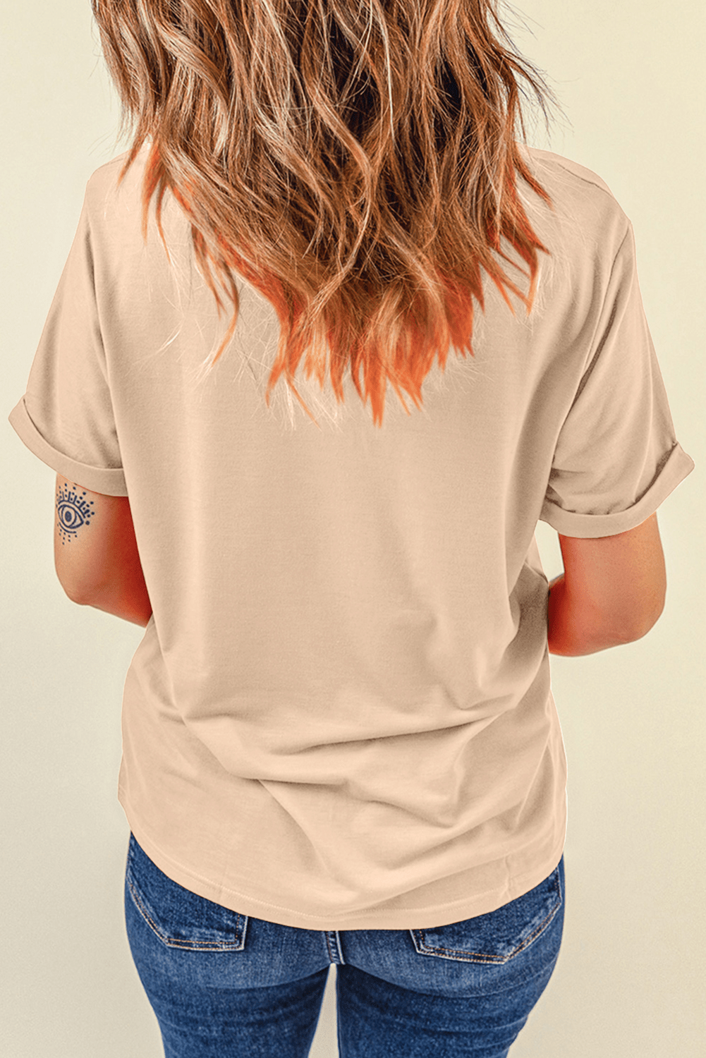 Khaki Gallant Horses Printed Casual T Shirt - Loving It Shop