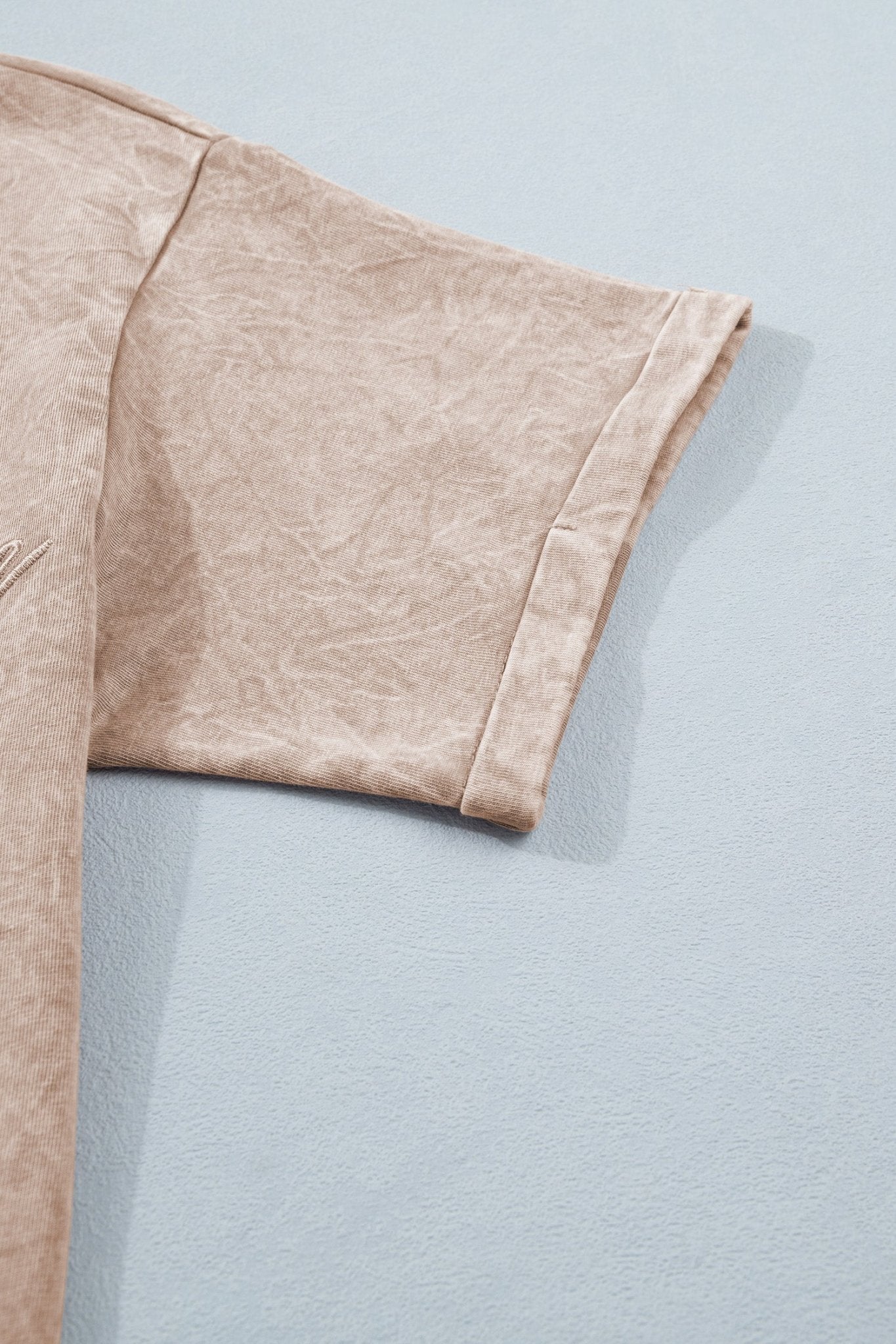 Casual saved by grace Mineral Washed Cotton T Shirt - Loving It Shop