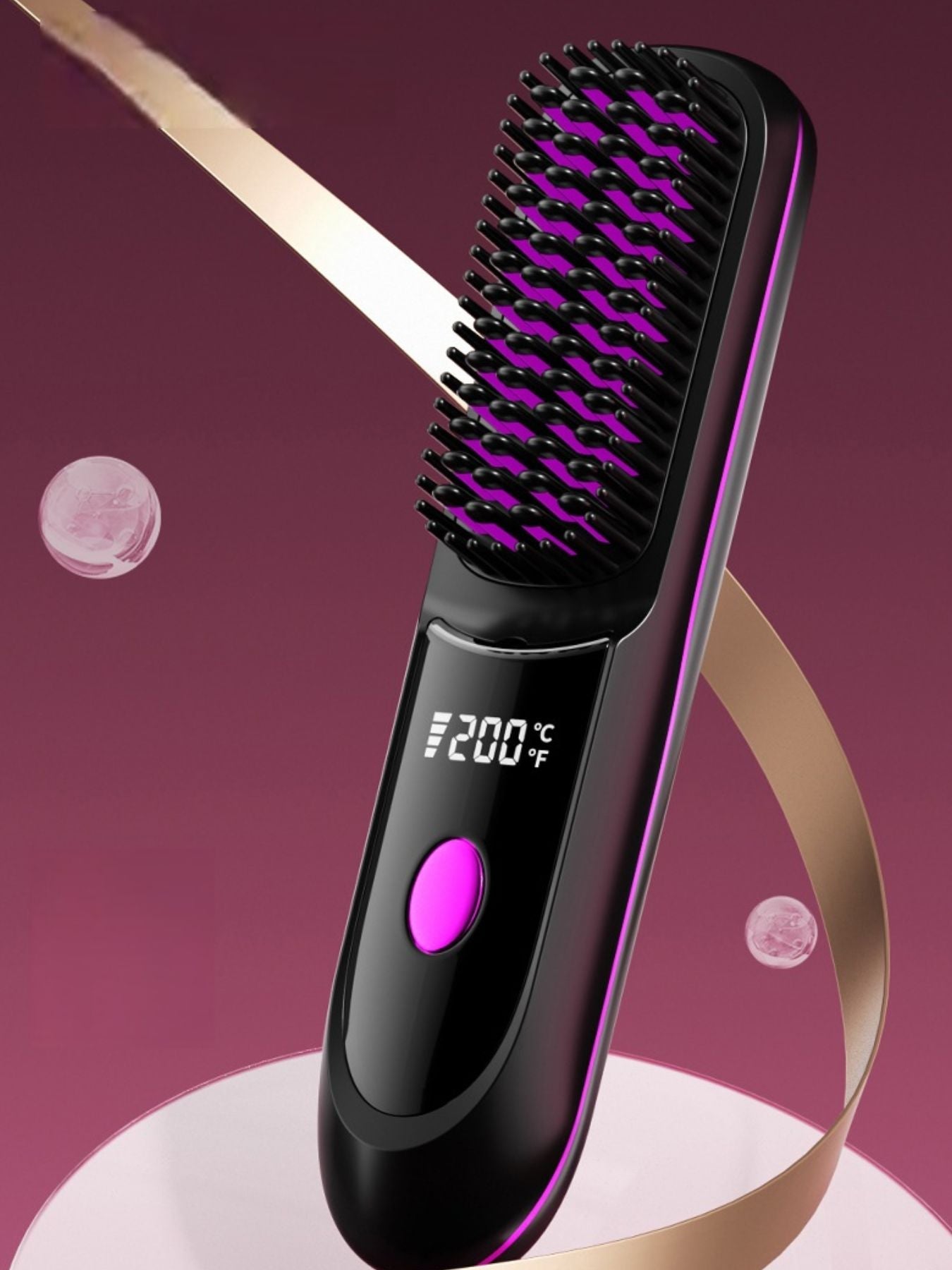 Fast Heating Anti - Scald Straightening Comb - Loving It Shop