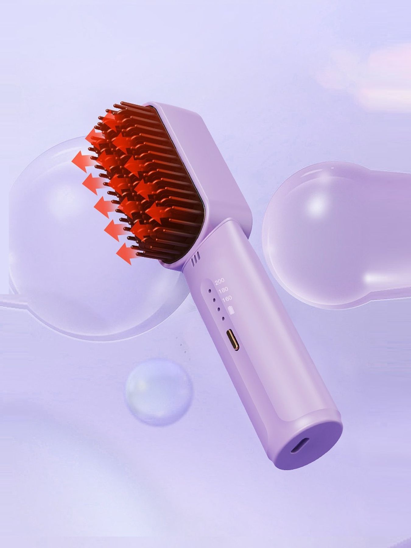 Portable Heated Straightening Comb - Loving It Shop