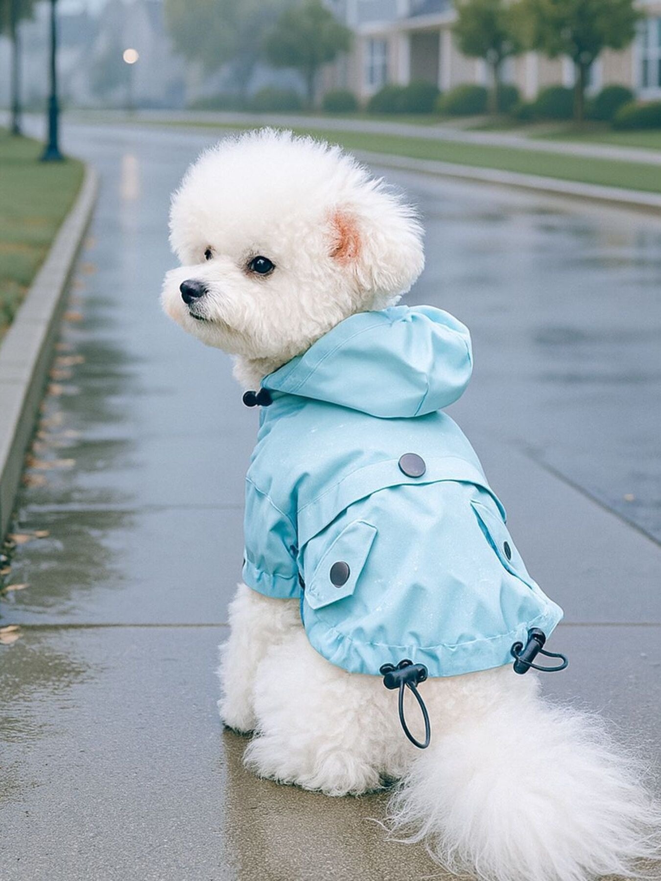 Lightweight Waterproof Pet Raincoat - Loving It Shop