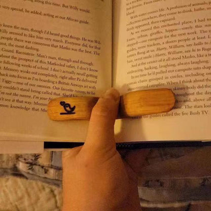 Wooden Bird Thumb Bookmark - Mother&