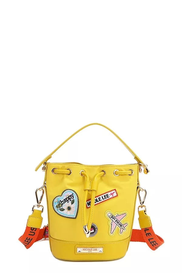 Color Patch Bucket Bag