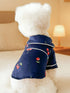 Satin Pet Pajamas with Contrast Piping - Loving It Shop