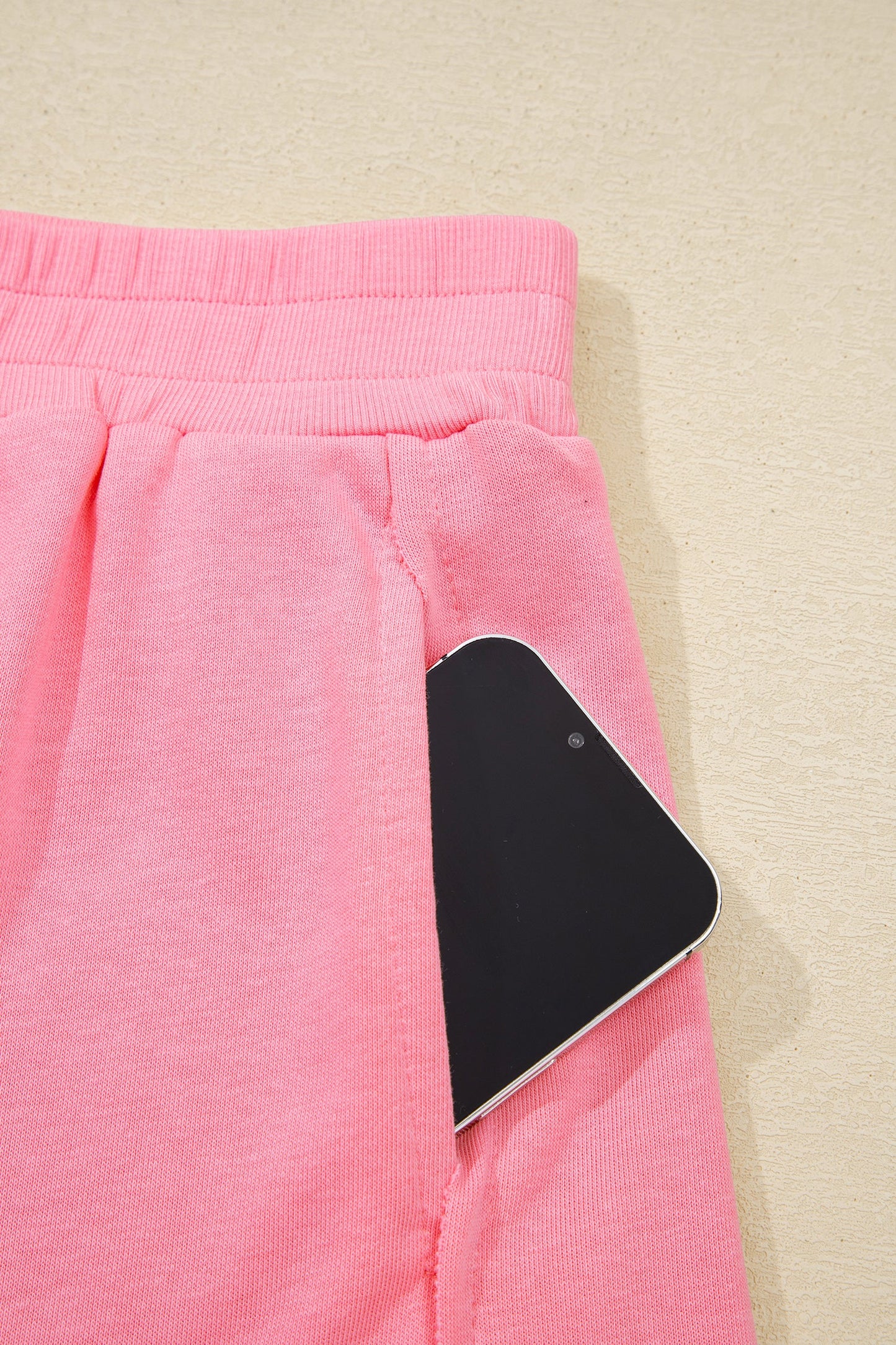 Sachet Pink Slim Tank Top Elastic Waist Mini Skort 2pcs Outfit