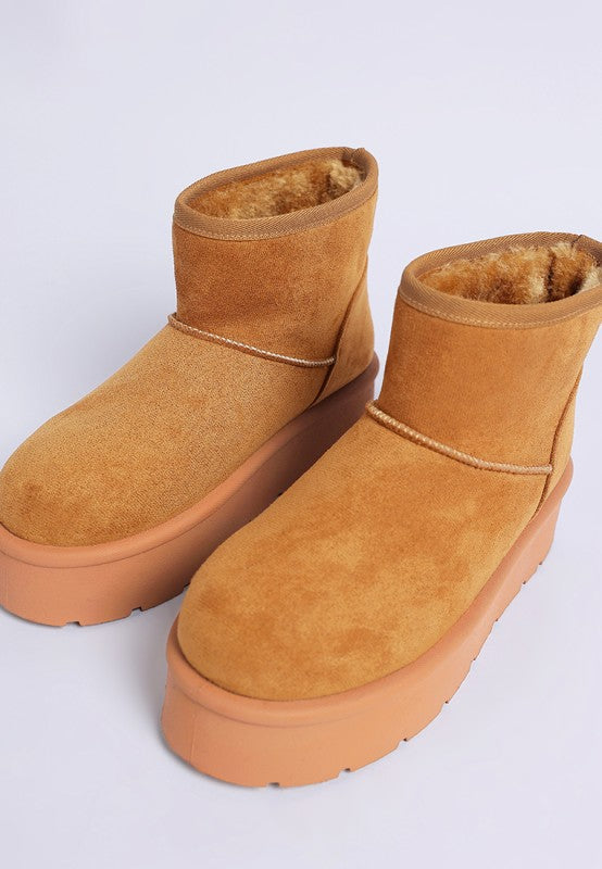 Derta Soft Microfiber Snow Boots