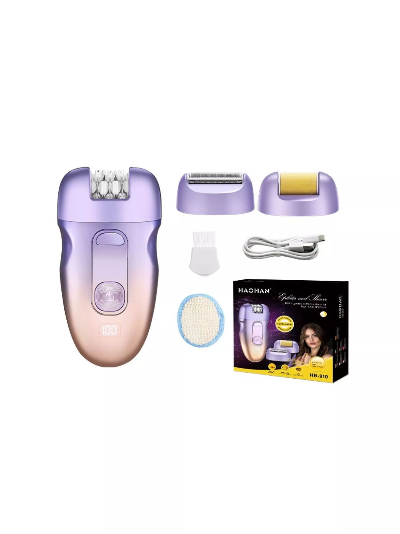 3 in 1 Portable Hair Removal Epilator - Loving It Shop