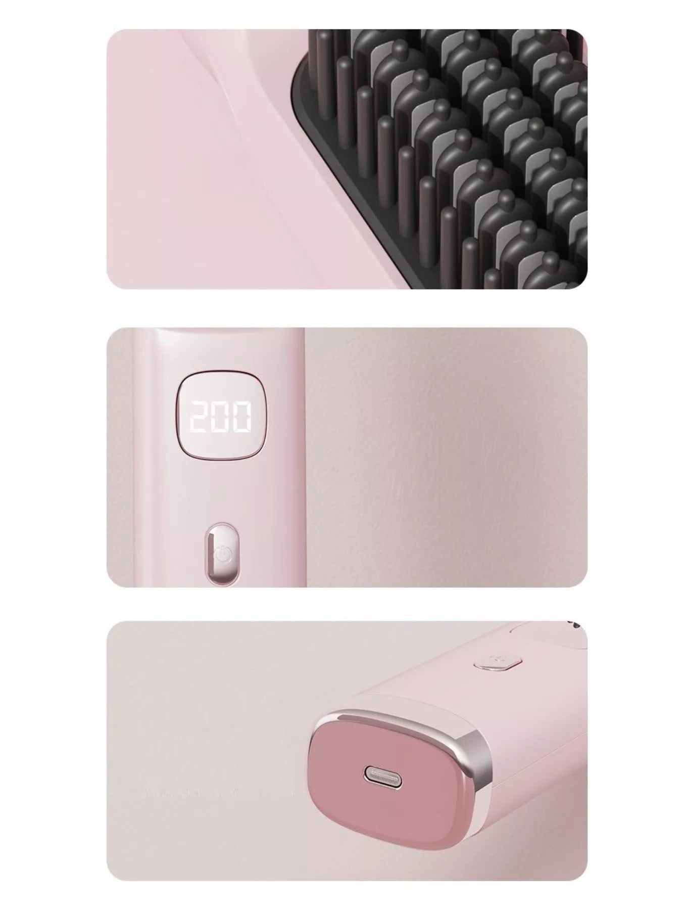 Portable Heated Hair Straightening Comb - Loving It Shop