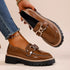 Chain Decor Chunky Loafers - Loving It Shop