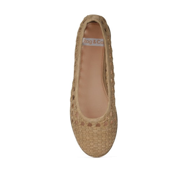 Miyako Suede Ballet Flats