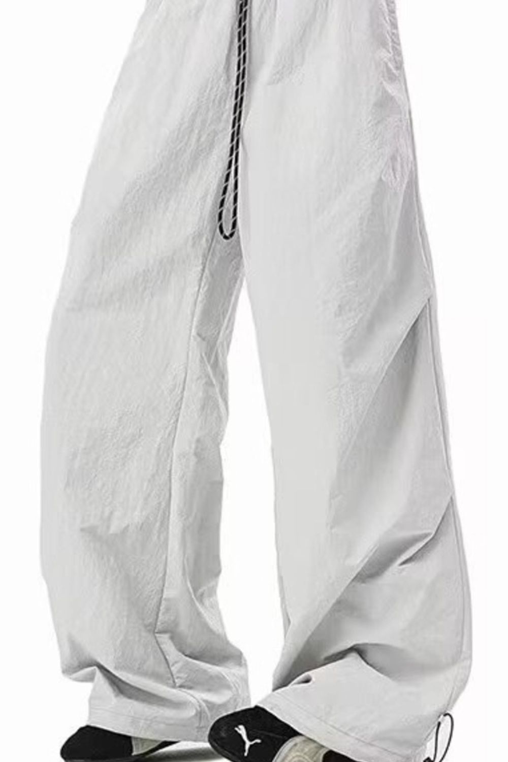 Men's Plus Size Loose-Fit Drawstring Waist Casual Pants