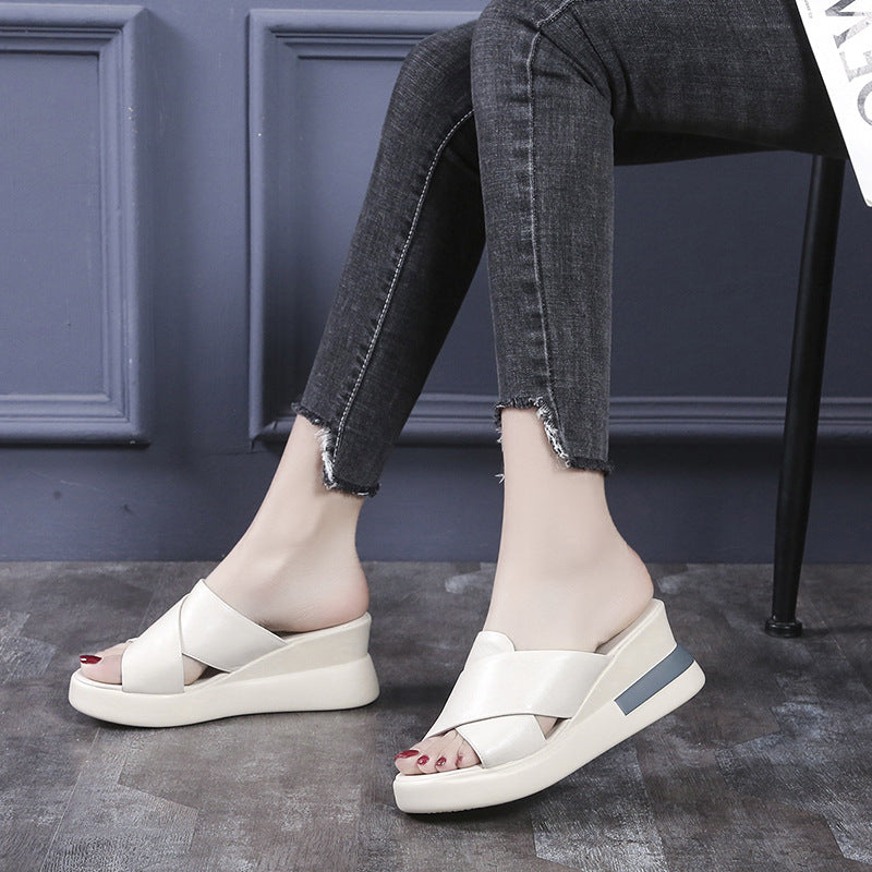 Platform Platform Wedge Fashion High Heel Sandals Women&