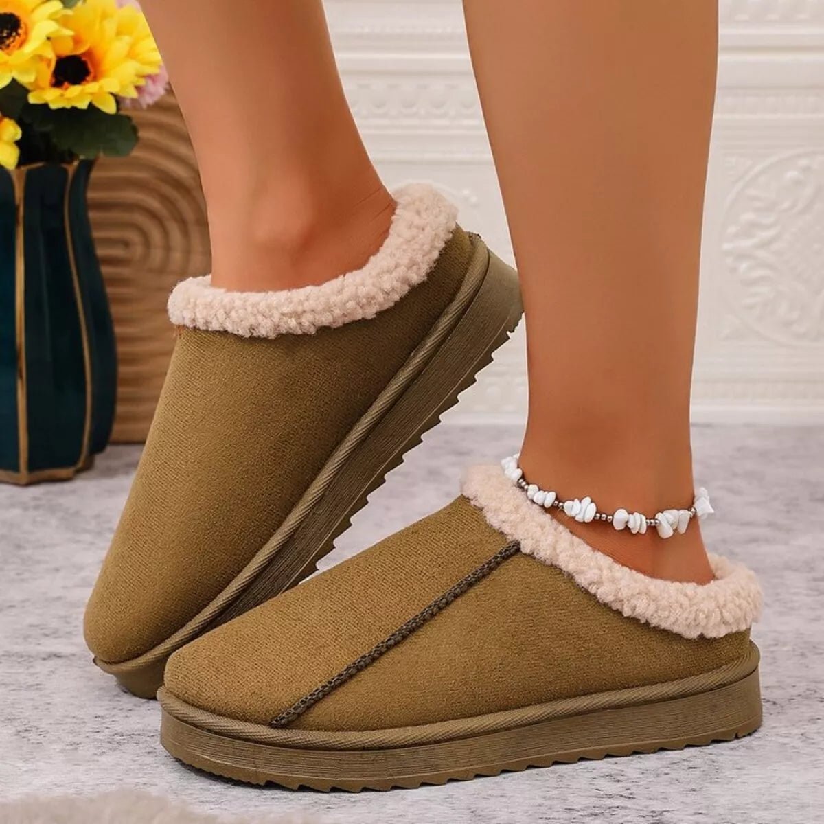 Cozy Plush Lined Clog Slippers - Loving It Shop