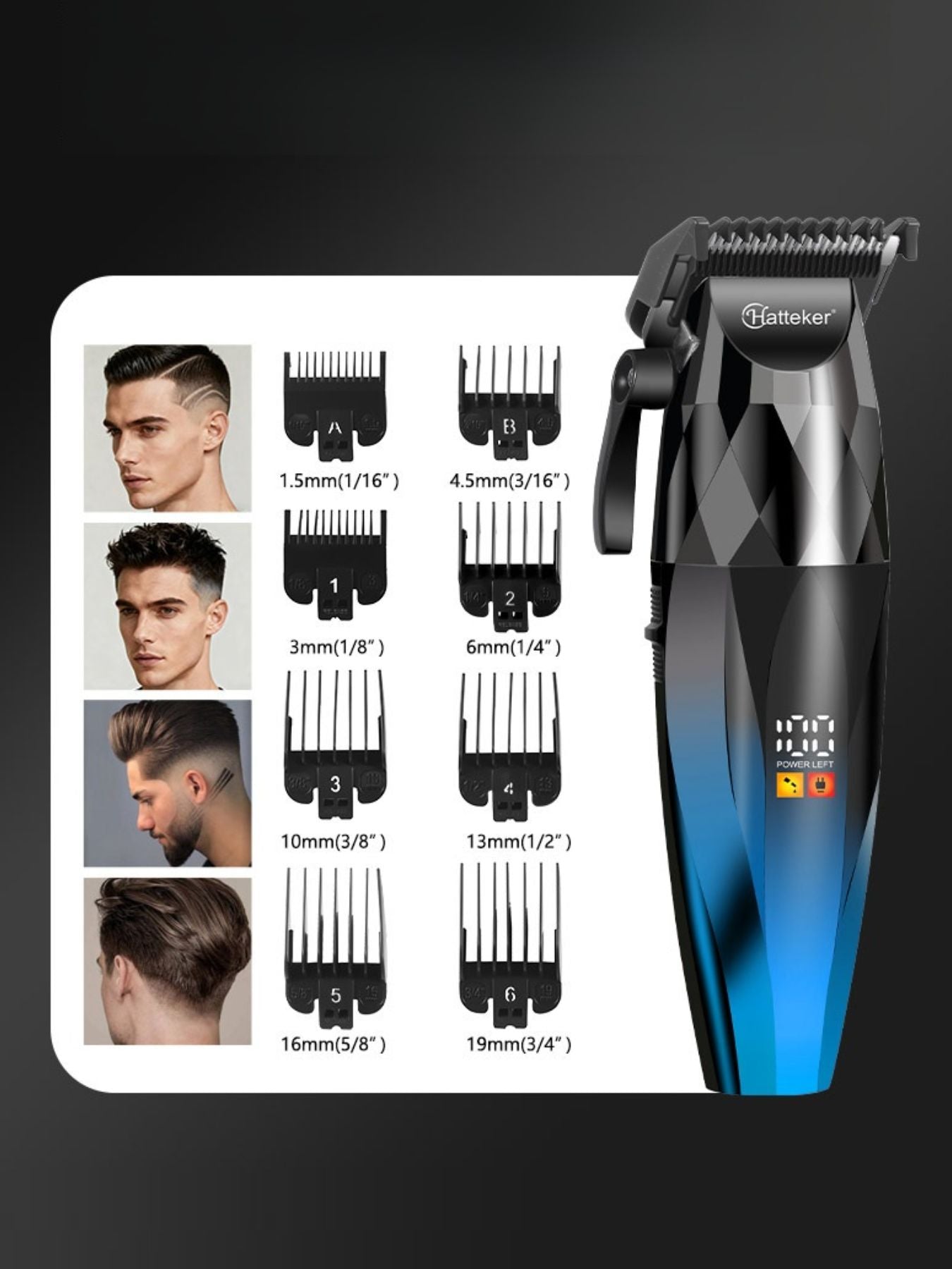 Cordless Hair Clipper with LED Display - Loving It Shop