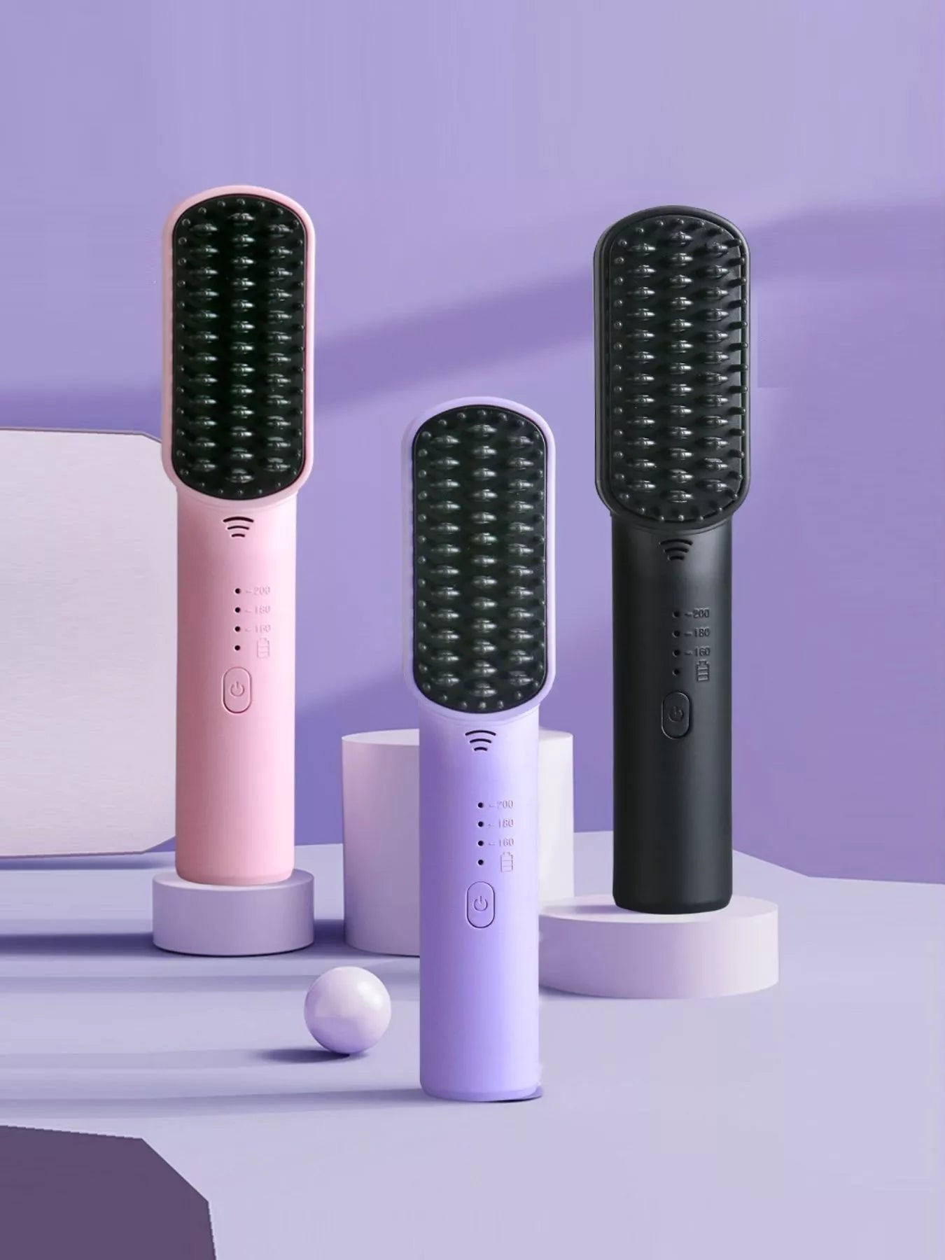Portable Heated Hair Straightening Comb - Loving It Shop