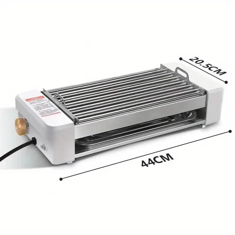 4-in-1 Multifunctional Sausage Grill – Non-Stick, Adjustable Temp, Removable Pan, Kitchen &amp; Dorm Use
