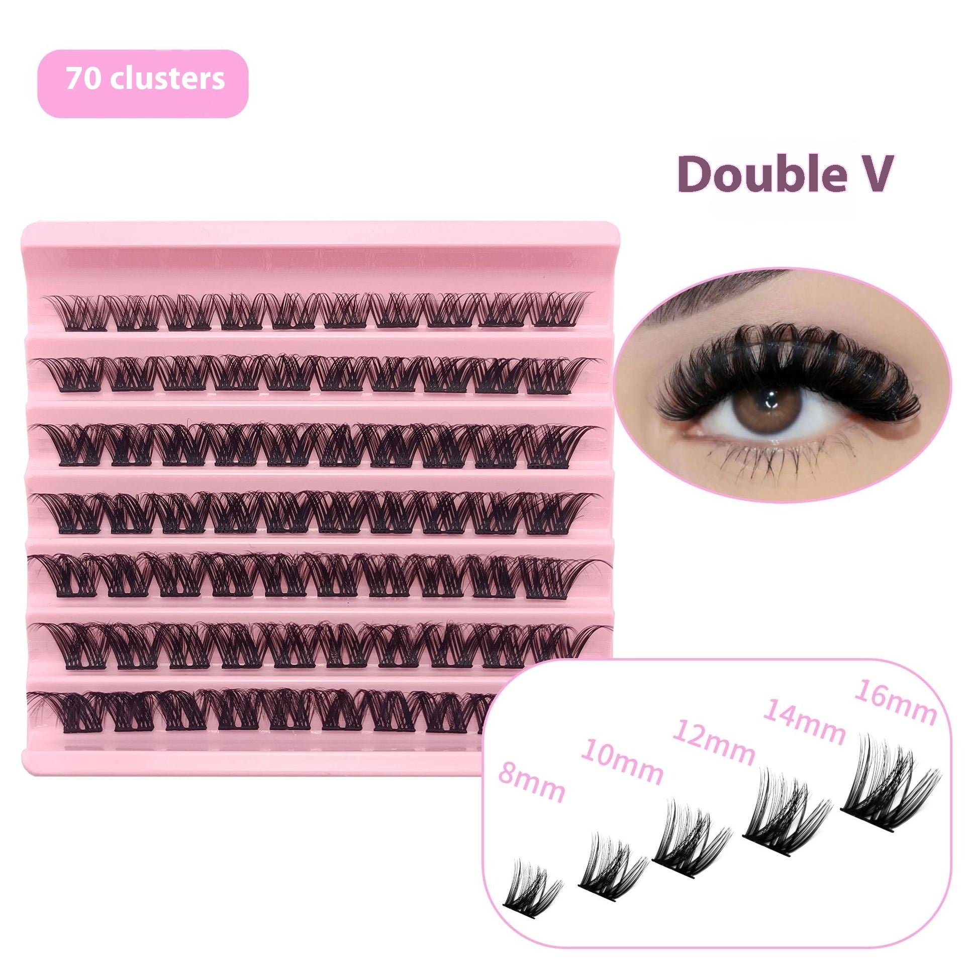 5D Messy 40p 60p Thick Hot Melt False Eyelashes
