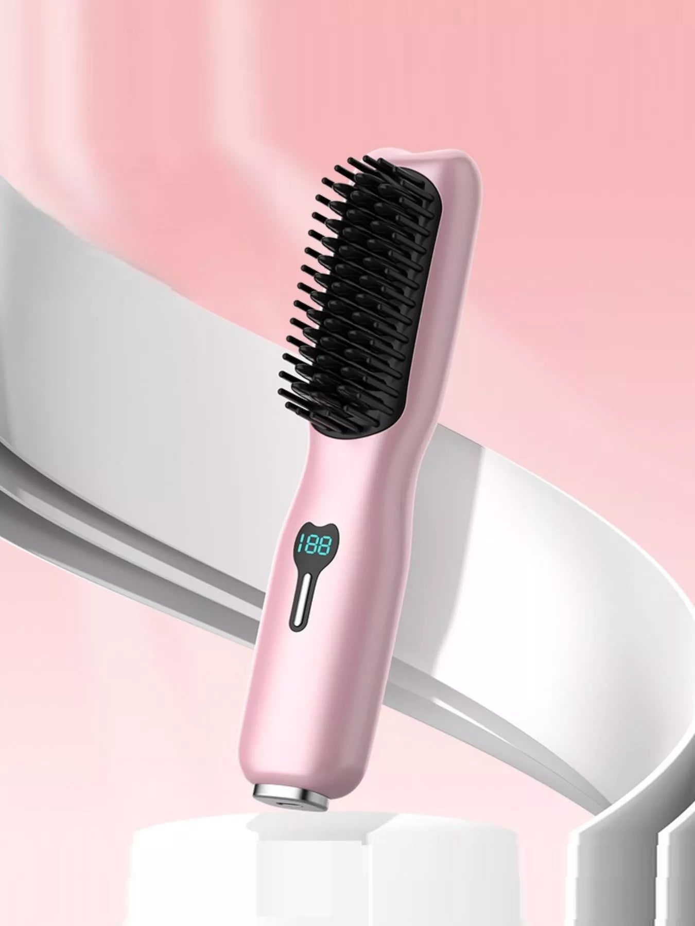 Portable Heated Hair Straightening Comb - Loving It Shop