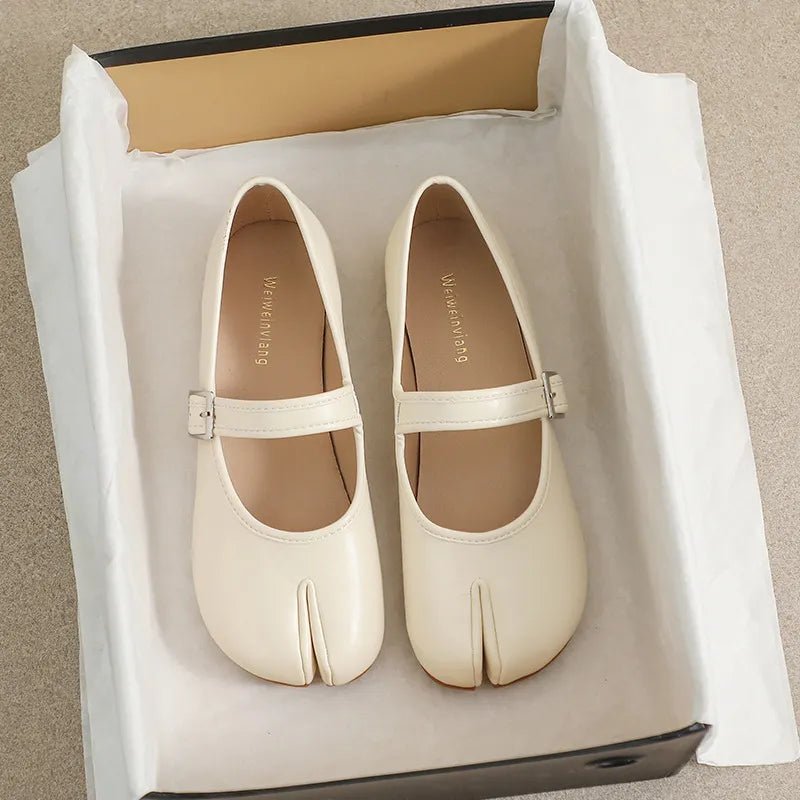 Split - Toe Flat Slip - Ons - Loving It Shop