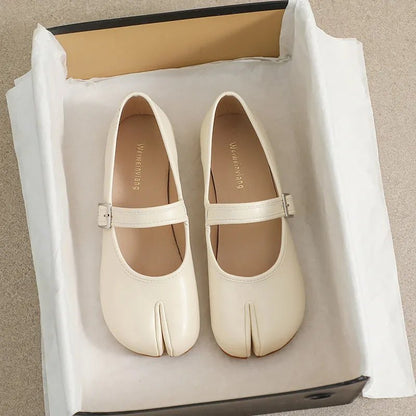 Split - Toe Flat Slip - Ons - Loving It Shop