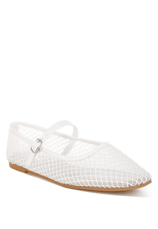 Averona Mesh Mary Jane Flats