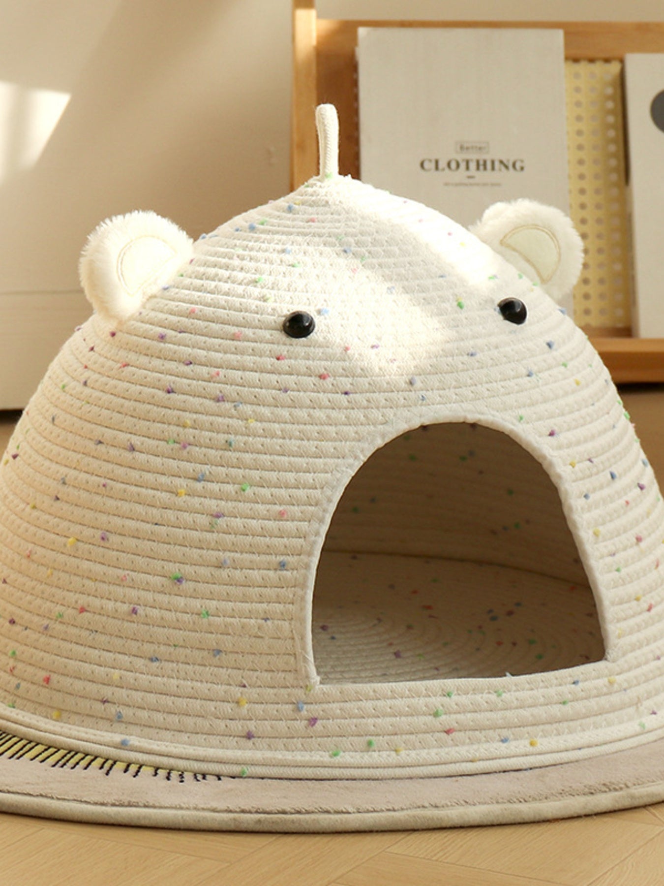 Bear Ear Woven Pet Nest - Loving It Shop