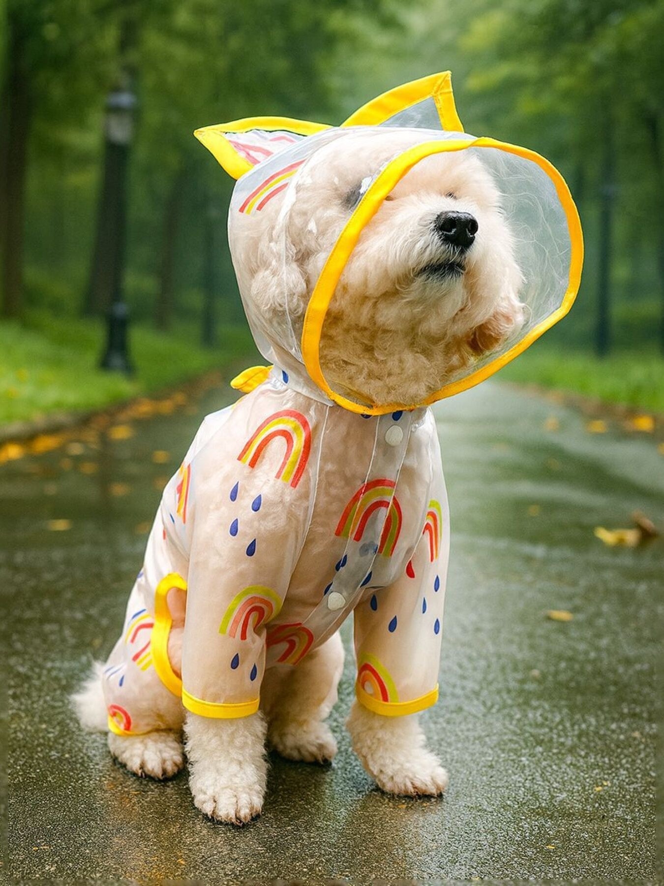 Lightweight Waterproof Pet Raincoat - Loving It Shop