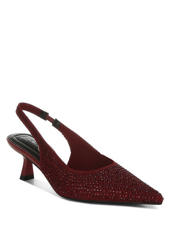 Julep Flyknit Rhinestone Slingback Sandals - Loving It Shop